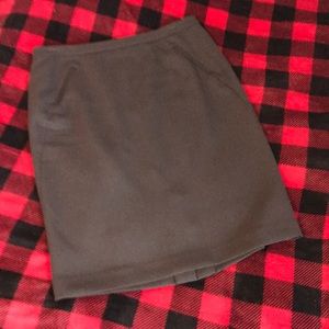 LOFT gray pencil skirt
